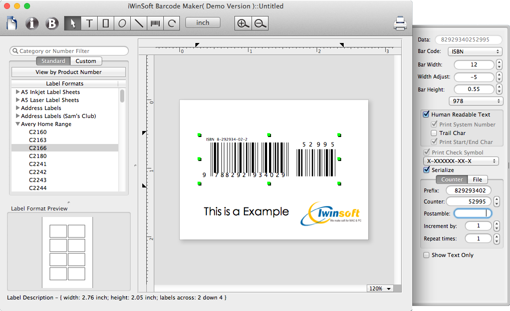 Free barcode label software download